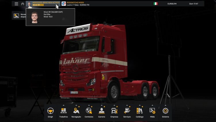 PROFILE MERCEDES-BENZ NEW ACTROS MP4 DOTEC BY RODONITCHO MODS 1.0 1.59 07 05 2026