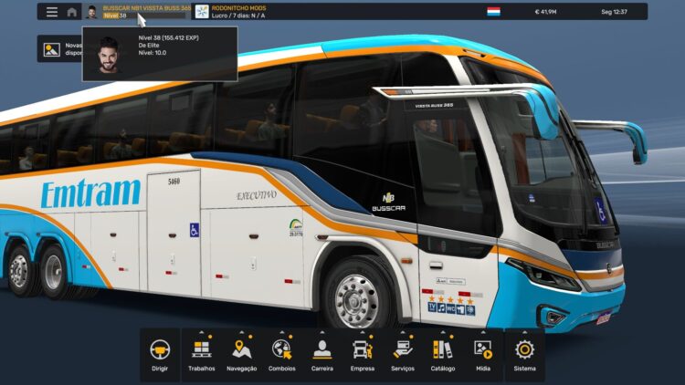 PROFILE BUSSCAR NB1 VISSTA BUSS 365 SCANIA NORMAN MODS BY RODONITCHO MODS 1.0 1.59 25 05 2026