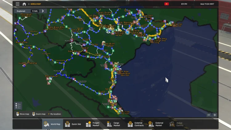 ETS2 SOUTHEAST ASIA MAP VER 0.2.8.1