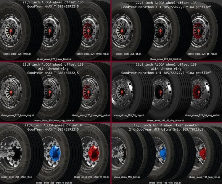Abasstreppas Trailer Wheel Pack v1.59