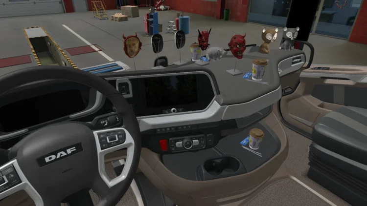 DAF XF/XG Interior Addons v1.59