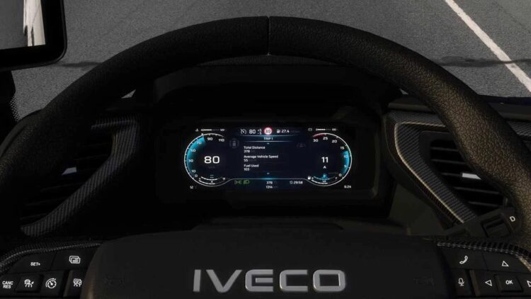 Iveco S Way Improved Dashboard v1.59