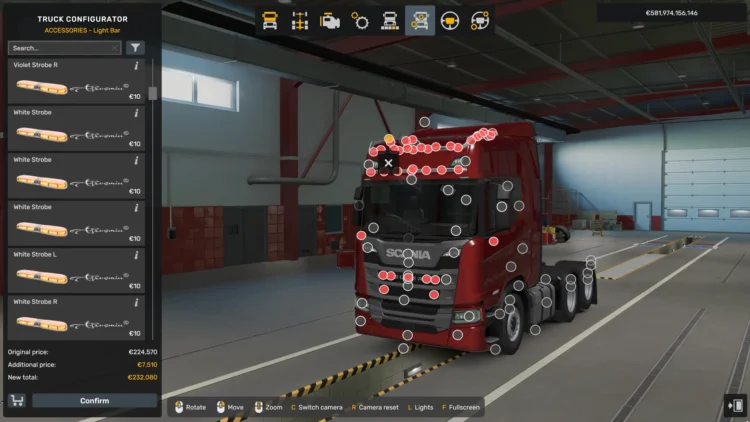 LED Tuning for all SCS Trucks v1.59