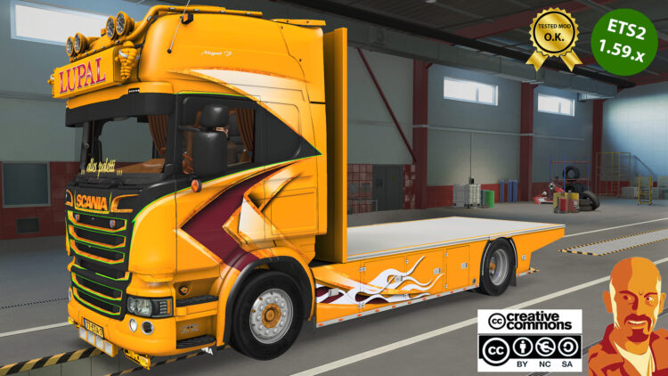 SCANIA STREAMLINE 730 LUPAL v6.0 ETS2 1.59.x