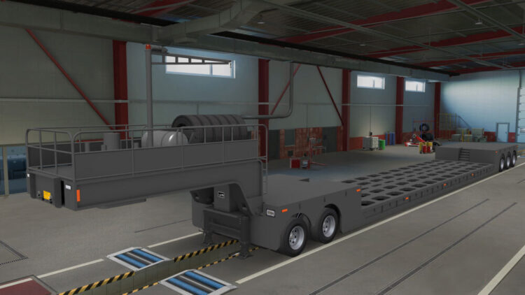 MULTI AXLE LINE LARGE TRAILER v4.0 ETS2 1.59 BY RUSSIANGUY
