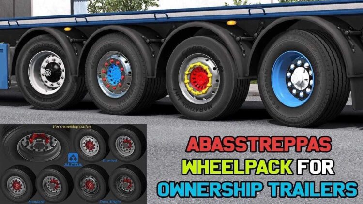 Abasstreppas Wheel pack for Ownership Trailers v1.59