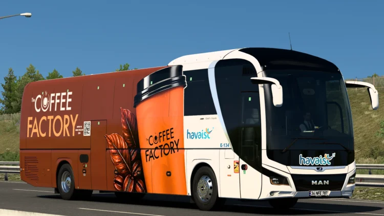 ETS2-Man Lions Coach-Havaist-The Coffee Factory-Skin V1