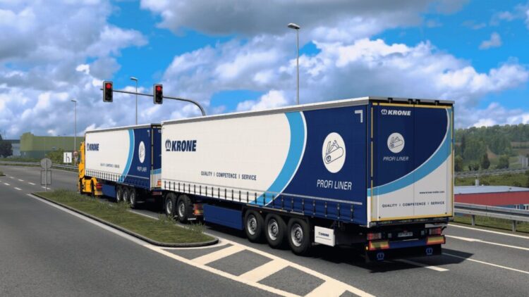 🚛 Unlock Double/B-double/HCT trailers for all maps (DLC Trailers included) [ETS2 1.59+] 🌍