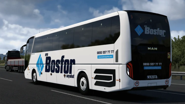 ETS2 - Man Lions Coach Euro 6 - Bosfor Tourism Skin V1