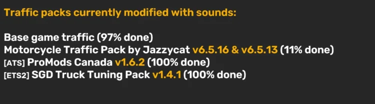 Sound Fixes Pack v26.35