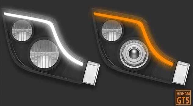 Mercedes Actros 2014 Tuning Headlights v1.59