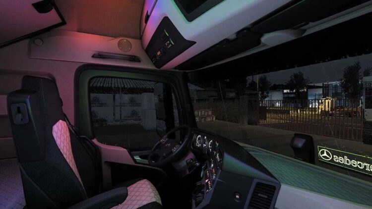 New Actros MP4 Cabin Overhaul v1.59