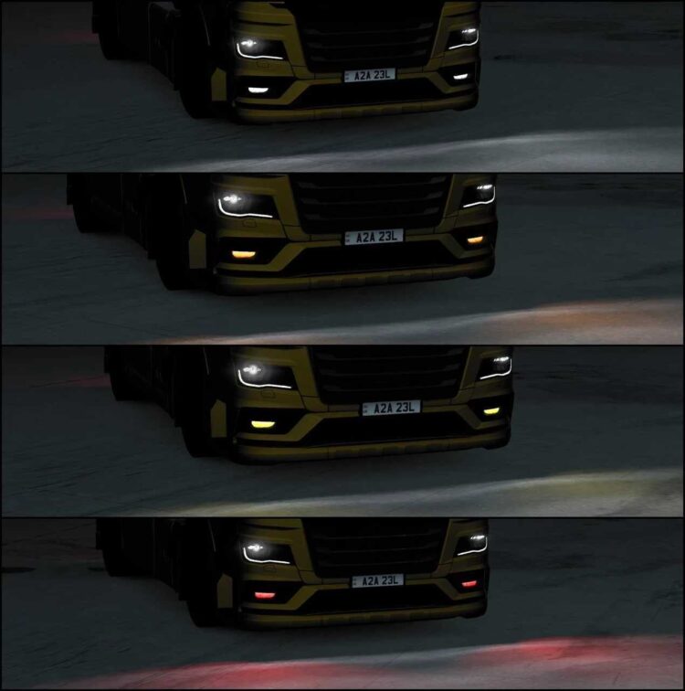 SCS MAN TGX 2020 Foglights Reworked v1.59