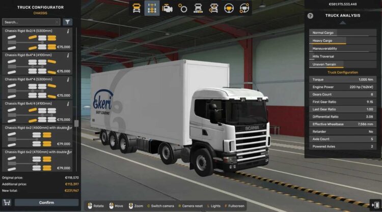 Tandem Addon for Scania RJL RS & R4 v1.59