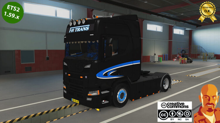 SCANIA NG R580 FH-TRANS v1.0 ETS2 1.58-1.59.x