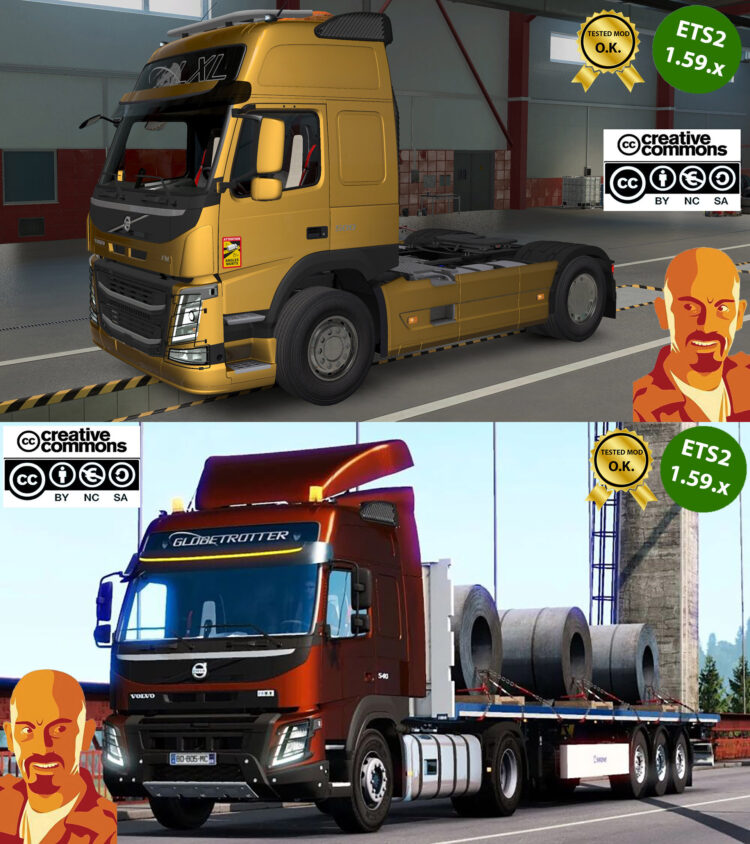 VOLVO FM & FMX v3.0 ETS2 1.59.x