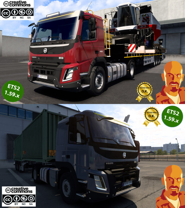 VOLVO FM & FMX v3.0 ETS2 1.59.x