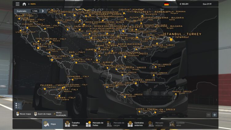 ALL CITIES WITH COUNTRY IDENTIFICATION ETS2 BY RODONITCHO MODS 1.0 1.40 1.60 04 06 2026