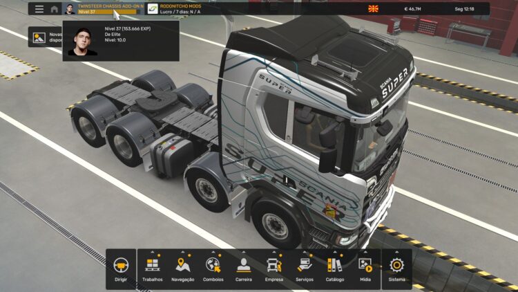 PROFILE TWINSTEER CHASSIS ADD-ON NEXTGEN SCANIA JIMANA HCC BY RODONITCHO MODS 1.0 1.60 21 06 2026