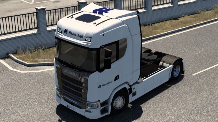 8K HAPAG LLOYD SCANIA S BEV BY RODONITCHO MODS 1.0 1.40 1.59 03 06 2026
