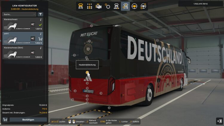 DFB Team Bus 2026 – Man Lions Coach
