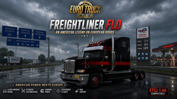 FREIGHTLINER FLD v2.0 ETS2 1.59-1.60.x