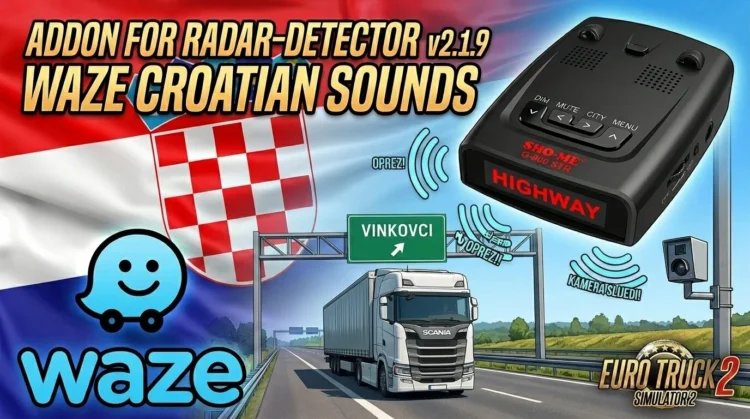 Waze Croatian Voices for Radar Detector