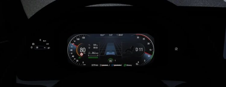 MAN TGX 2020 Improved Dashboard v1.60