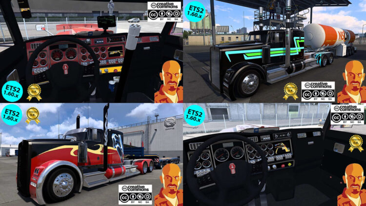 KENWORTH PHANTOM v2.0 ETS2 1.59-1.60.x
