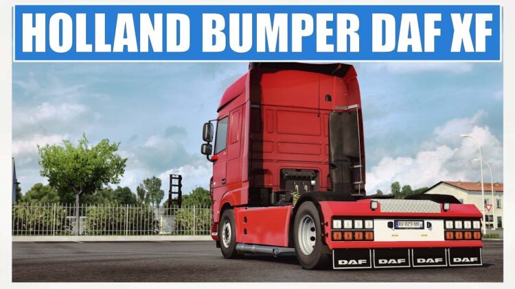 DAF XF Holland Style Rear Bumper v1.60