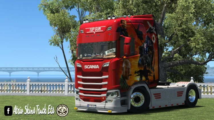 Skin Top Gun Scania S