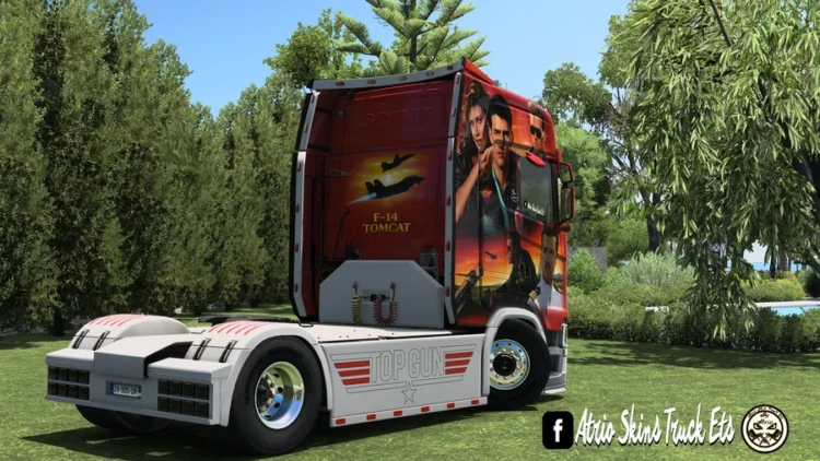Skin Top Gun Scania S