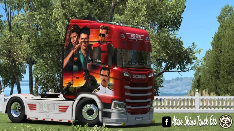 Skin Top Gun Scania S
