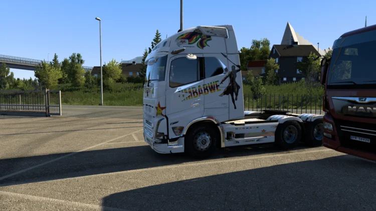 Zimbabwe theme Skin for Volvo FH6 V1.0 ETS