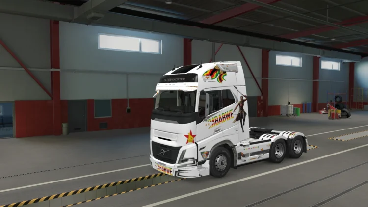 Zimbabwe theme Skin for Volvo FH6 V1.0 ETS