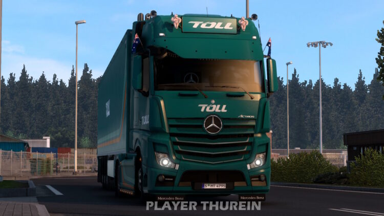 ETS2 Toll Combo skin for Mercedes-Benz by Player Thurein