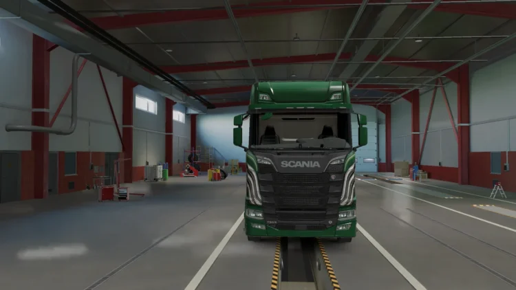 Green Phoenix paintjob for scania for V1.60 - 1.35