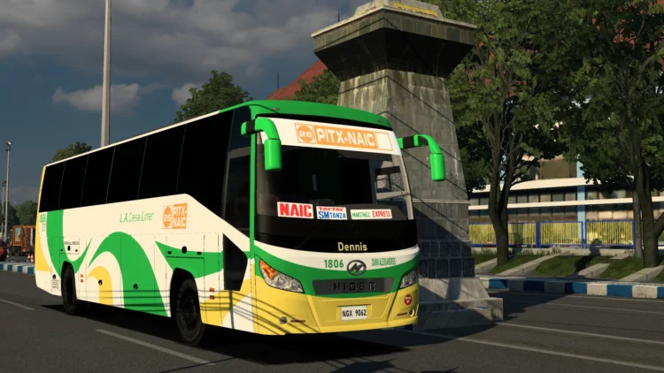HIGER KLQ6128K V2 &ndash; Philippine Edition ETS2 1.60