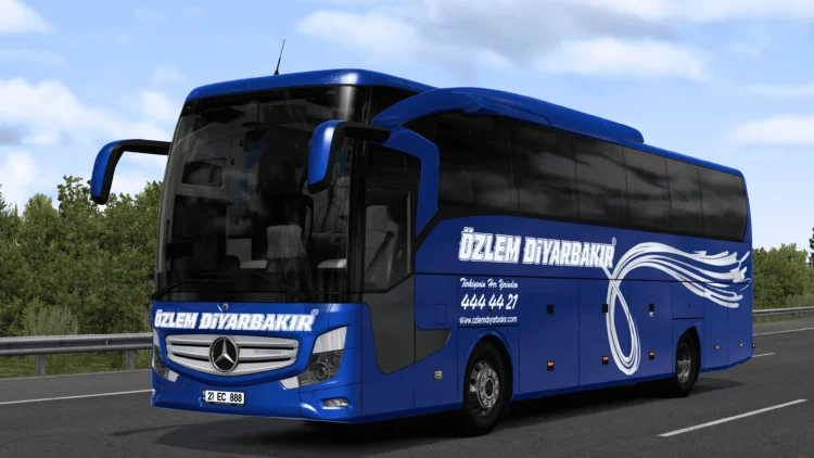 Mercedes Benz Travego 15 SHD Euro 6-Özlem Diyarbakır Turizm Skin V2