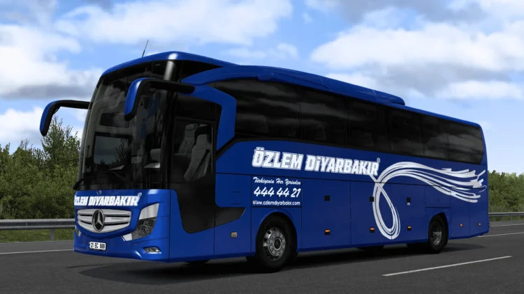 Mercedes Benz Travego 15 SHD Euro 6-Özlem Diyarbakır Turizm Skin V2