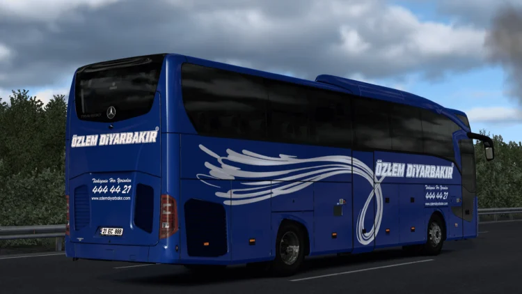 Mercedes Benz Travego 15 SHD Euro 6-Özlem Diyarbakır Turizm Skin V2