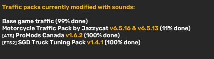 Sound Fixes Pack v26.44 for 1.60 open beta