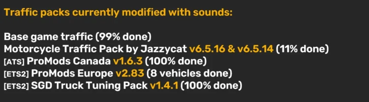 Sound Fixes Pack v26.47