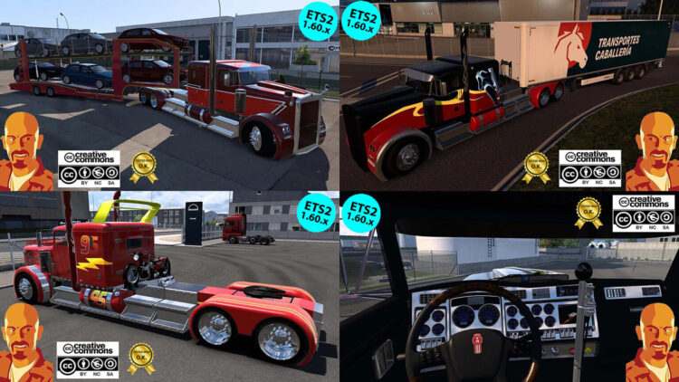 KENWORTH PHANTOM v2.0 ETS2 1.59-1.60.x