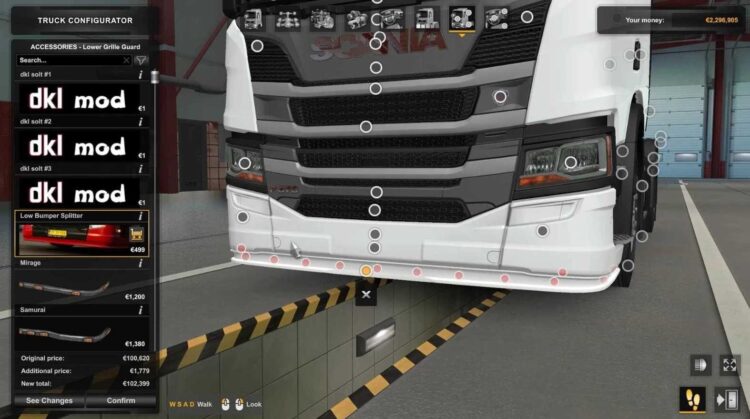 Scania PGRS Bumper Splitter v1.59