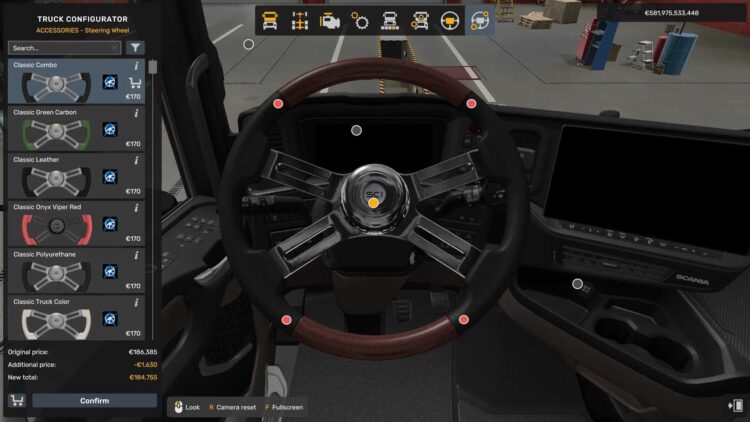 ATS Steering Wheels DLC Pack for ETS2 v1.59
