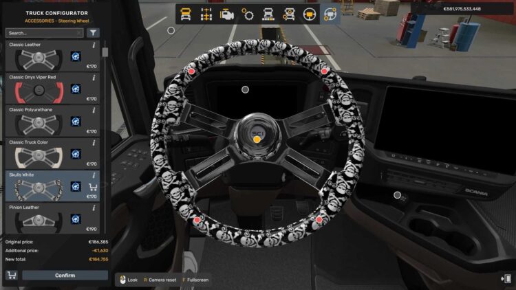 ATS Steering Wheels DLC Pack for ETS2 v1.59