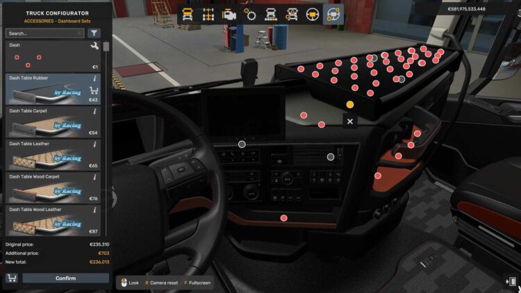 Truck Tables Pack v1.60