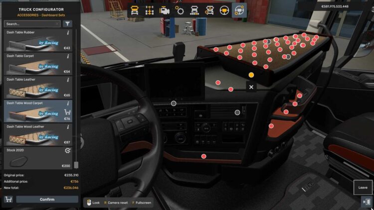 Truck Tables Pack v1.60
