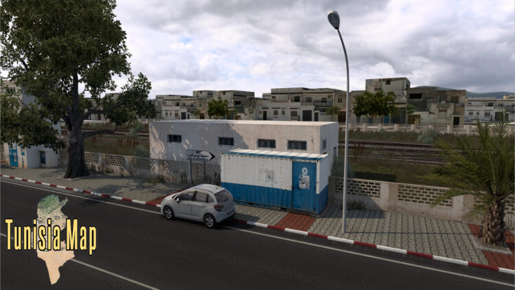 Tunisia Map 1.2 for ETS2 version 1.60